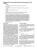 Cover page: Multifrequency cross-correlation phase fluorometer using synchrotron radiation