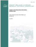 Cover page: Validation of the Window Model of the Modelica Buildings Library