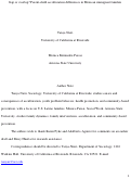 Cover page: Gap or overlap? Parent-child acculturation differences in mexican immigrant families.