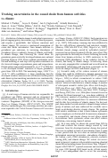 Cover page: Tracking uncertainties in the causal chain from human activities to climate