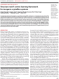 Cover page: Structure motif–centric learning framework for inorganic crystalline systems