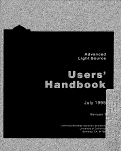 Cover page: ALS User's Handbook