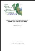 Cover page: CO2 resource assessment – oil and gas fields of California