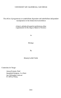 Cover page: The effect of progesterone on endothelium-dependent and endothelium-independent vasodynamics in the human microcirculation