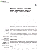Cover page: Antibody Subclass Repertoire and Graft Outcome Following Solid Organ Transplantation