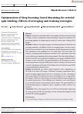 Cover page of Optimization of deep learning–based denoising for arterial spin labeling: Effects of averaging and training strategies