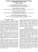 Cover page: Workshop on Computational Models of Spatial Language Interpretation -- CoSLI-2 in conjunction with CogSci 2011