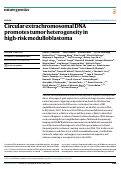 Cover page: Circular extrachromosomal DNA promotes tumor heterogeneity in high-risk medulloblastoma