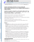 Cover page: Anemia and Erythrocyte Indices Are Associated With Neurocognitive Performance Across Multiple Ability Domains in Adults With HIV