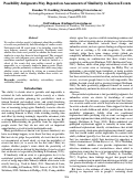 Cover page: Possibility judgments may depend on assessments of similarity to known events