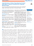 Cover page: Urine Biomarkers of Kidney Tubule Health and Incident CKD Stage 3 in Women Living With HIV: A Repeated Measures Study