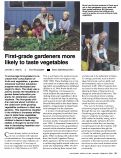 Cover page: First-grade gardeners more likely to taste vegetables