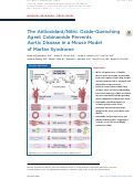 Cover page: The Antioxidant/Nitric Oxide-Quenching Agent Cobinamide Prevents Aortic&nbsp;Disease in a Mouse Model of&nbsp;Marfan Syndrome