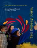 Cover page of You Belong Here: Impact Report, 2021-2022