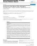 Cover page: Contamination of rural surface and ground water by endosulfan in farming areas of the Western Cape, South Africa