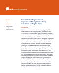 Cover page of How Understanding Continuous Improvement Through Lesson Study Can Inform Leading for Equity