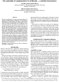 Cover page: The optionality of complementizer ƒçto in Russian  ‚Äî a multifactorial analysis