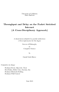 Cover page: Throughput and Delay on the Packet Switched Internet