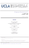 Cover page: Faience Technology