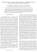 Cover page: A Hybrid approach to molecular continuum processes combining Gaussian basis functions and 
the discrete variable representation