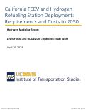 Cover page of California FCEV and Hydrogen Refueling Station Deployment: Requirements and Costs to 2050