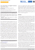 Cover page: Choosing Wisely Overnight? Residents’ Approach to FeverResident Approach to Fever