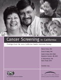 Cover page: Cancer Screening in California: Findings from the 2001 California Health Interview Survey