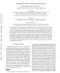 Cover page: Tempering stochastic density functional theory