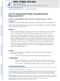 Cover page: Can OCT Angiography Be Made a Quantitative Blood Measurement Tool?