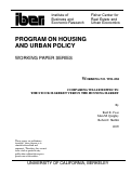 Cover page: Comparing Wealth Effects: The Stock Market versus the Housing Market