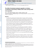 Cover page: The effect of premature maternal separation on distress vocalizations and activity in kittens (Felis catus) during a brief nest separation