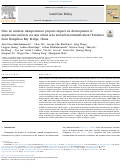 Cover page: How do modern transportation projects impact on development of impervious surfaces via new urban area and urban intensification? Evidence from Hangzhou Bay Bridge, China