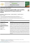 Cover page: Influence of electromagnetic fields on the circadian rhythm: Implications for human health and disease