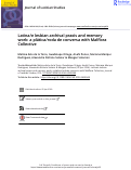 Cover page of Latina/e lesbian archival praxis and memory work: a plática/roda de conversa with Malflora Collective