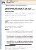 Cover page: Survival Disparities within American and Israeli Dialysis Populations: Learning from Similarities and Distinctions across Race and Ethnicity