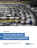 Cover page: How and Why Would Congestion Pricing Work?