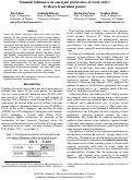 Cover page: Semantic influences on emergent preferences of word order:
Evidence from silent gesture