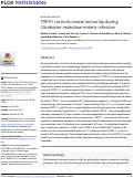 Cover page: TRPV1 controls innate immunity during Citrobacter rodentium enteric infection