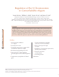 Cover page: Regulation of the X Chromosomes in Caenorhabditis elegans