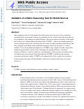 Cover page: Validation of a matrix reasoning task for mobile devices.