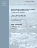 Cover page: Developing and Evaluating Metrics for Demand Flexibility in Buildings: Comparing Simulations and Field Data