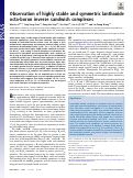 Cover page: Observation of highly stable and symmetric lanthanide octa-boron inverse sandwich complexes