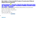 Cover page: Reoxidation of Chromium(III) Products Formed under Different Biogeochemical Regimes