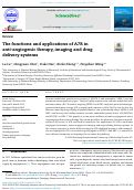 Cover page: The functions and applications of A7R in anti-angiogenic therapy, imaging and drug delivery systems.