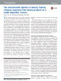 Cover page: The environmental injustice of beauty: framing chemical&nbsp;exposures from beauty products as a health&nbsp;disparities concern