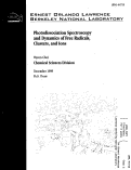 Cover page: Photodissociation Spectroscopy and Dynamics of Free Radicals, Clusters, and Ions