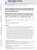 Cover page: Radiosensitization of gliomas by intracellular generation of 5-fluorouracil potentiates prodrug activator gene therapy with a retroviral replicating vector