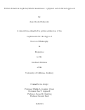 Cover page: Pattern formation in photosynthetic membranes: a physical and statistical approach