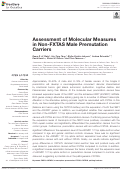 Cover page: Assessment of Molecular Measures in Non-FXTAS Male Premutation Carriers