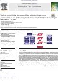 Cover page: We lose ground: Global assessment of land subsidence impact extent